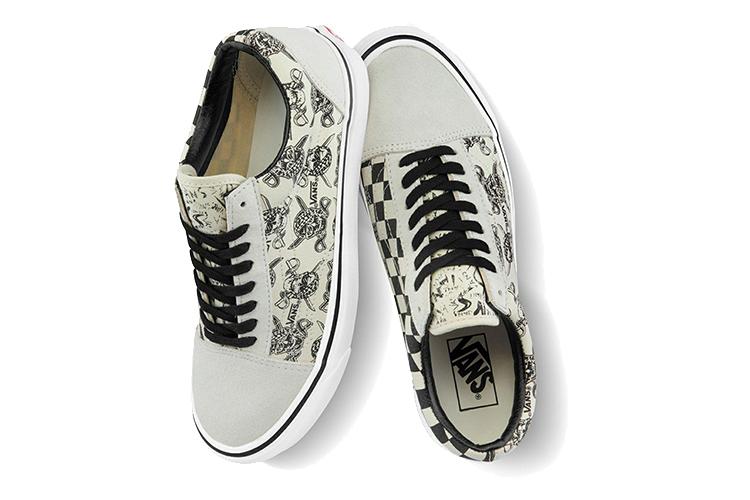 Кроссовки унисекс Vans Style 36 бежевые/белые, 39 EU
