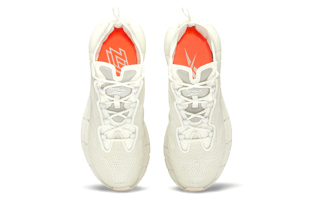 Кроссовки женские Reebok Zig Kinetica 2, chalk orange flare, 36 EU