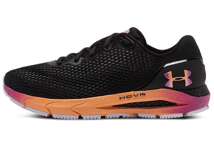 Кроссовки женские Under Armour Hovr Sonic 4 черные, фиолетовые, оранжевые, 38 EU
