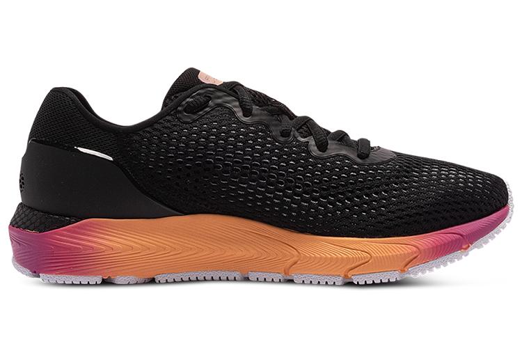 Кроссовки женские Under Armour Hovr Sonic 4 черные, фиолетовые, оранжевые, 38 EU