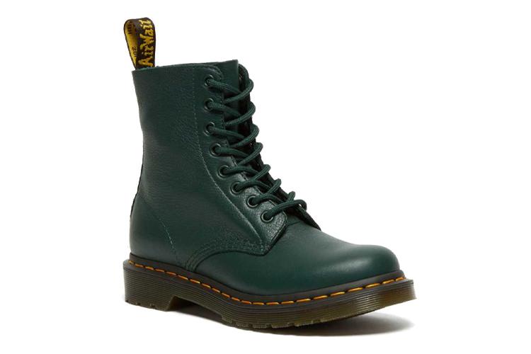 Ботинки женские Dr. Martens 1460 Pascal Virginia водонепроницаемые, зеленые, 36 EU