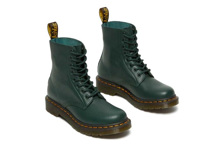 Ботинки женские Dr. Martens 1460 Pascal Virginia водонепроницаемые, зеленые, 36 EU