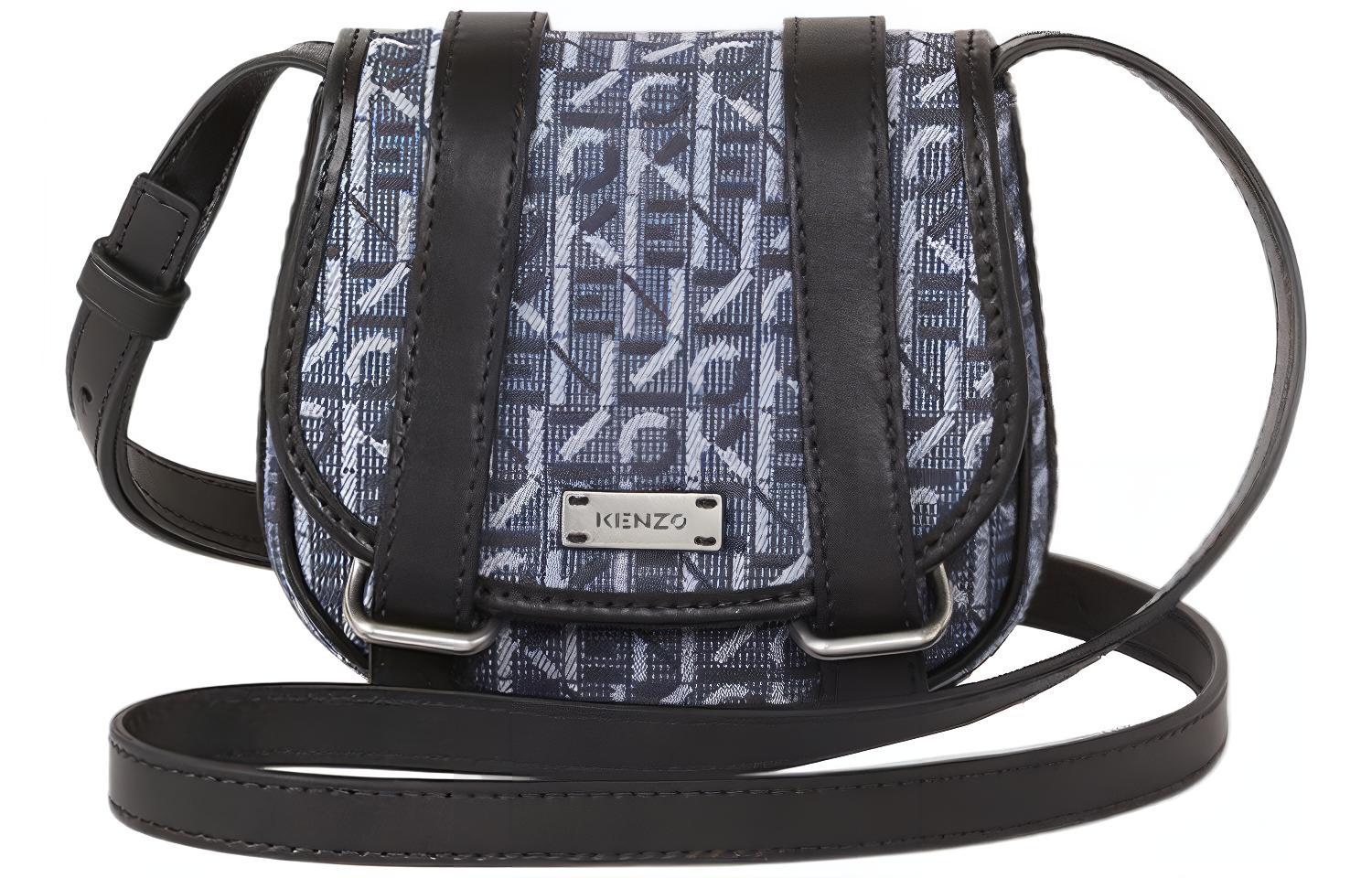 Сумка женская KENZO Monogram темно-синяя