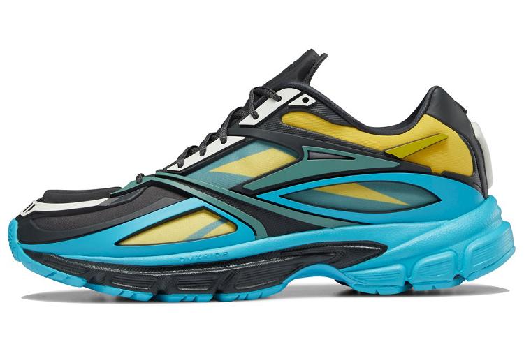 Кроссовки унисекс Reebok Premier Road Modern Dark Hyper, blue-yellow, 37.5 EU