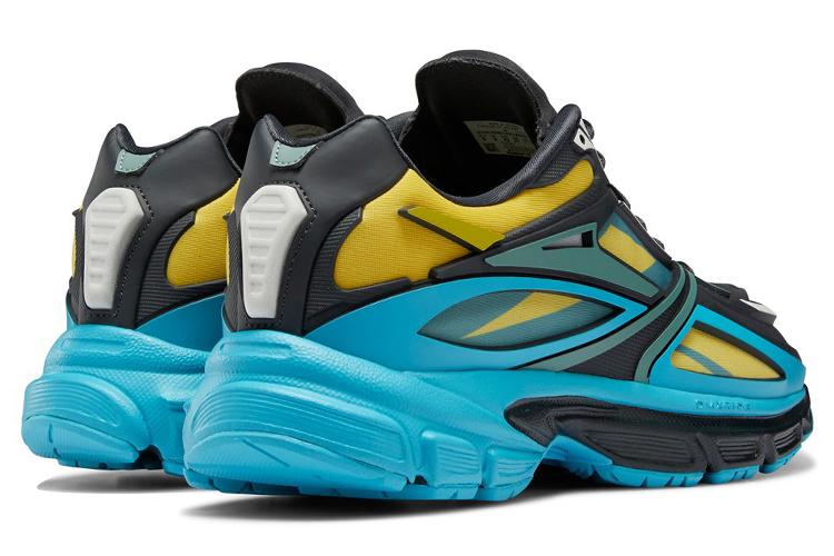 Кроссовки унисекс Reebok Premier Road Modern Dark Hyper, blue-yellow, 37.5 EU