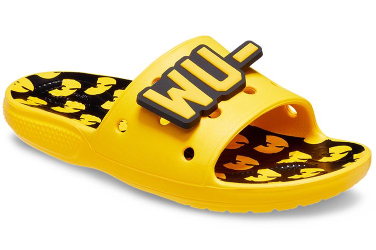 Шлепанцы унисекс Crocs Wu Tang Clan X Classic Slide желтые, 39-40 EU