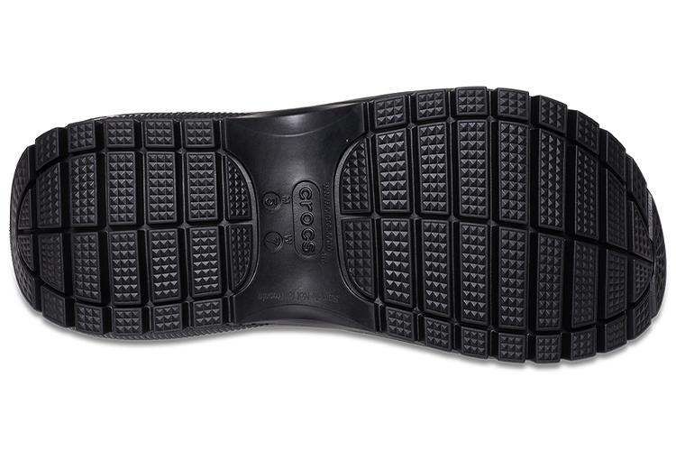 Сандалии унисекс Crocs Mega Crush Sandal черные, 39-40 EU