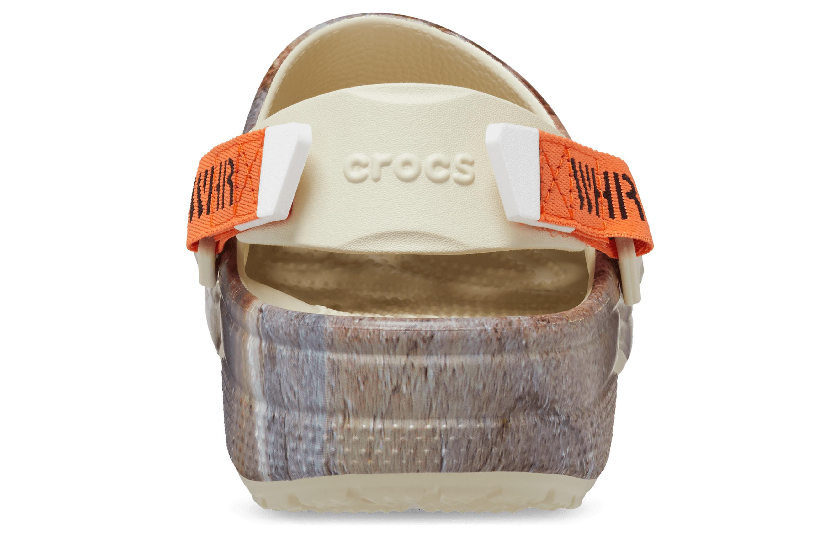 Шлепанцы унисекс Crocs 208551-267 коричневые-бежевые, 39-40 EU