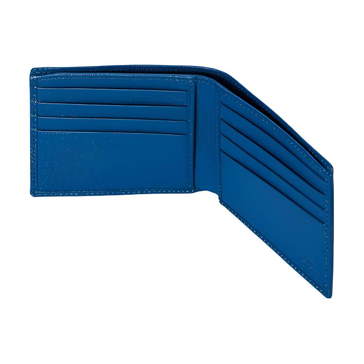 Кошелек мужской GUCCI 671652-AABDC-9799 с кожаной отделкой blue/green/ebony