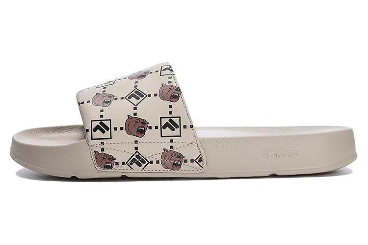 Шлепанцы мужские FILA Drifter Slippers бежево-черные, 44 EU