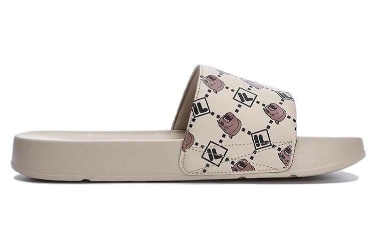 Шлепанцы мужские FILA Drifter Slippers бежево-черные, 44 EU