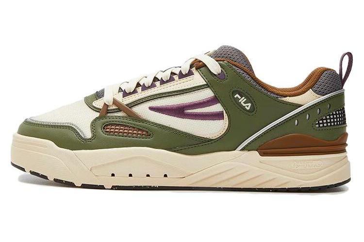 Кеды мужские FILA SLAM белые, зеленые