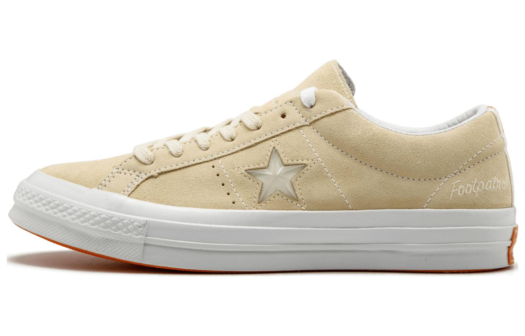 Кеды унисекс Converse One Star Ox Footpatrol vanilla custard, 43 EU