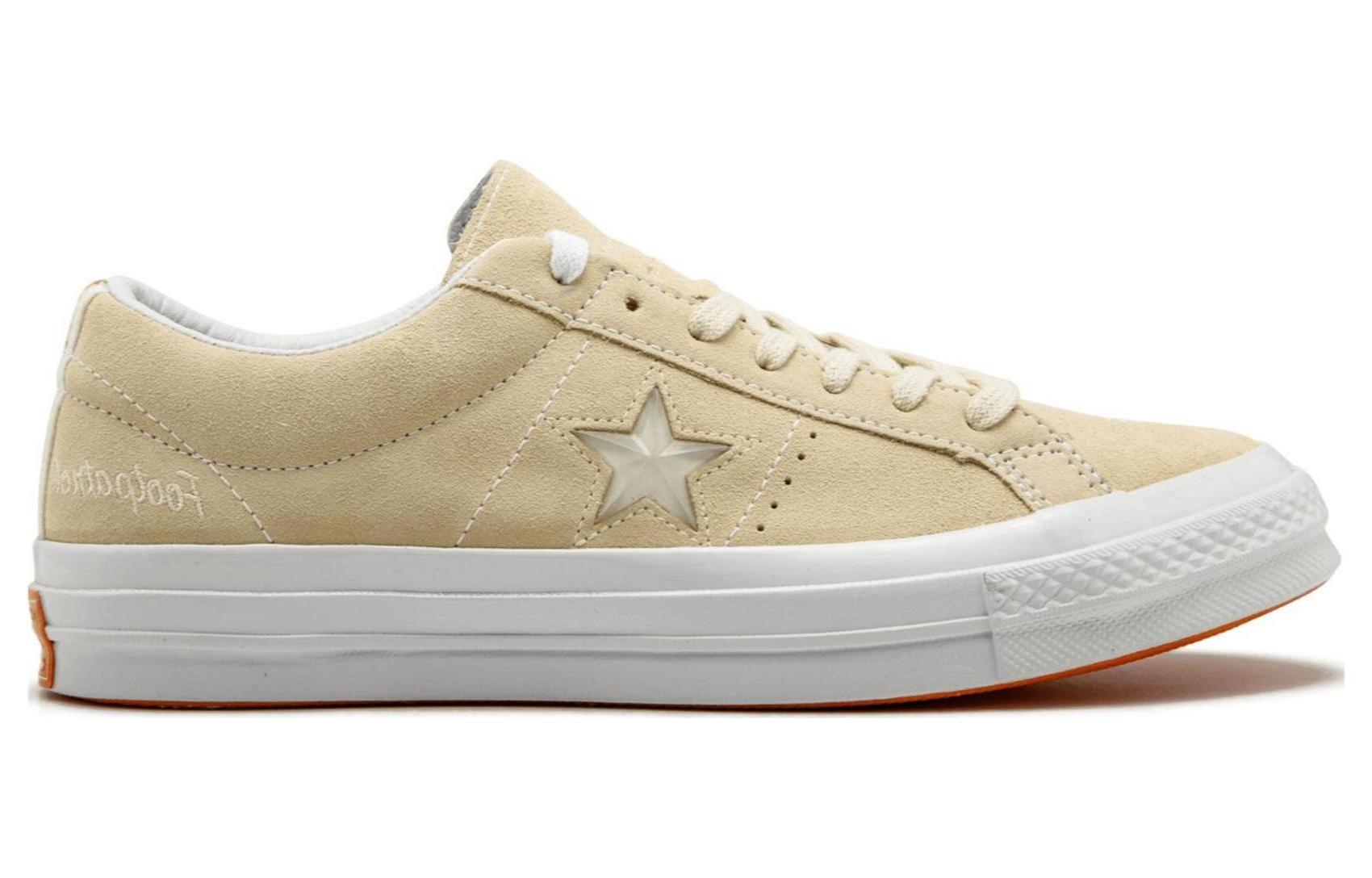 Кеды унисекс Converse One Star Ox Footpatrol vanilla custard, 43 EU