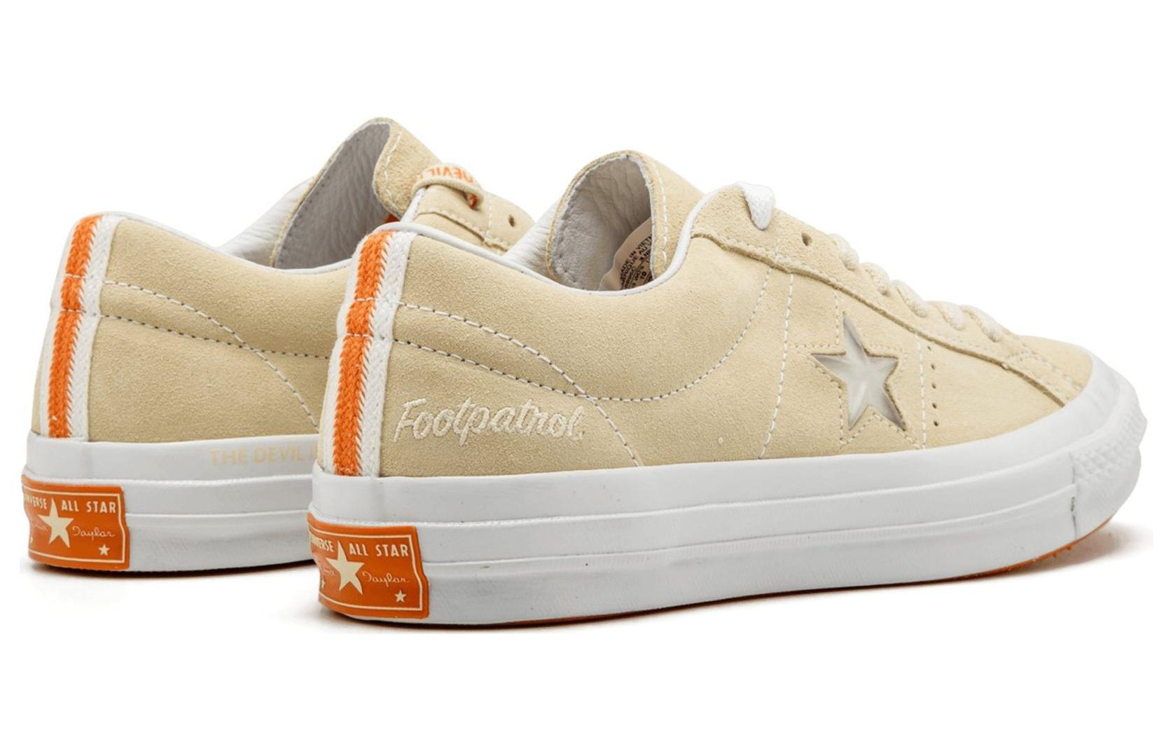 Кеды унисекс Converse One Star Ox Footpatrol vanilla custard, 43 EU