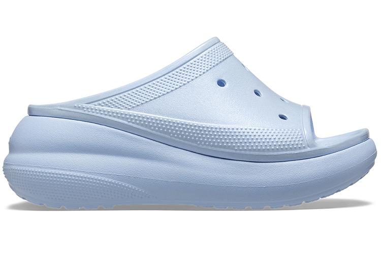 Шлепанцы женские Crocs Crush Meta Pearl Slides голубые, 39-40 EU