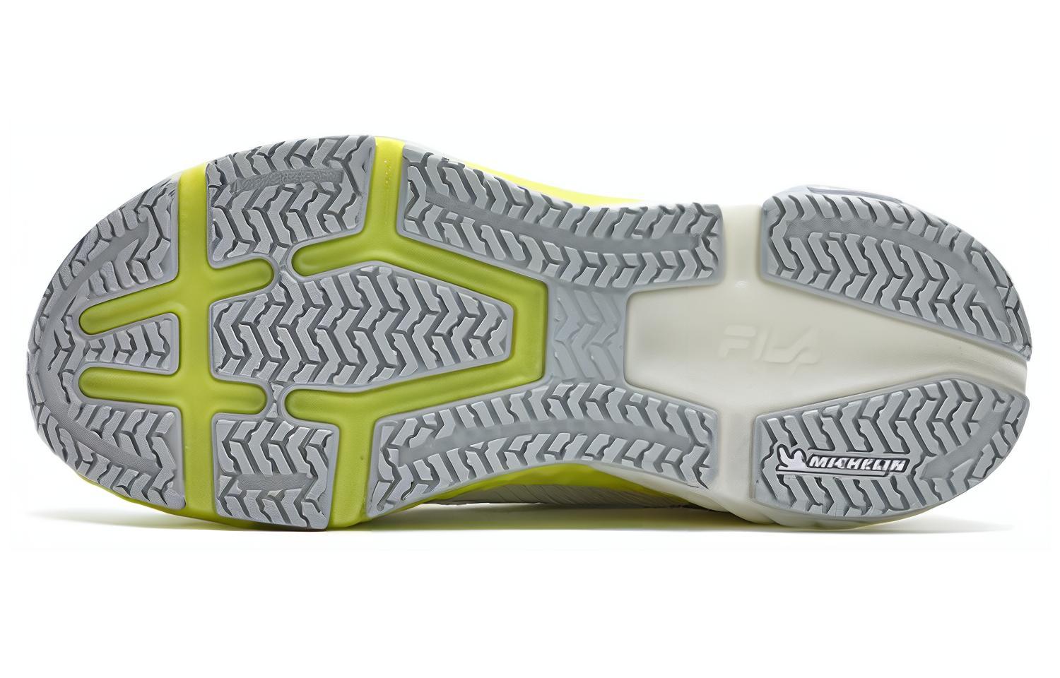 Кроссовки мужские FILA A12M411116FSW белые с желтым, 42.5 EU