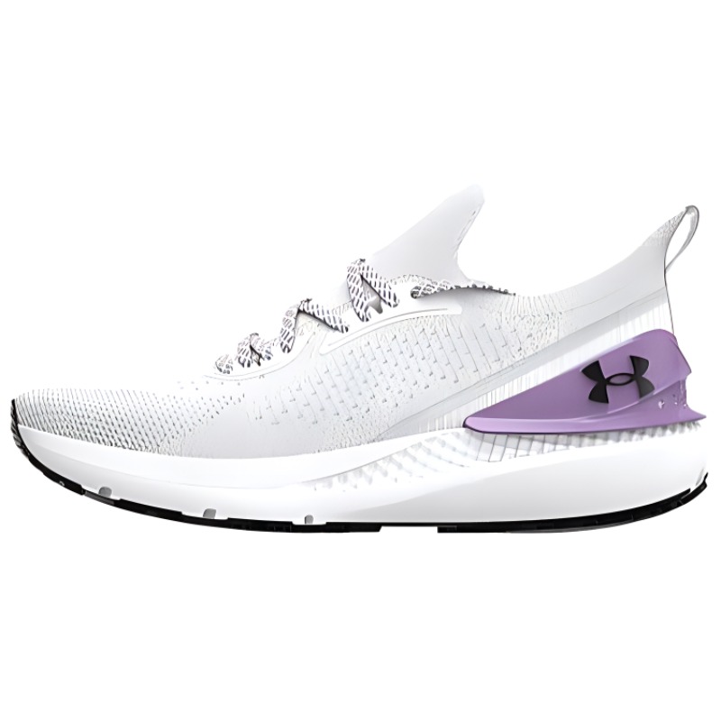 Кроссовки женские Under Armour 3027777-100 бело-фиолетовые, 38.5 EU