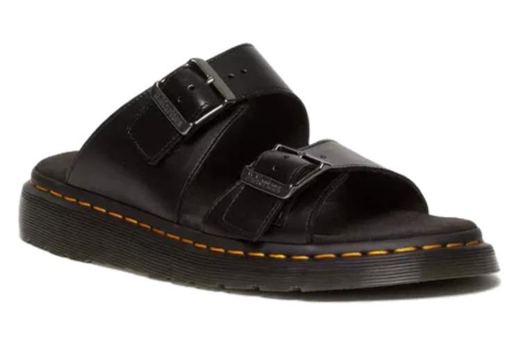 Шлепанцы унисекс Dr. Martens Josef Buckle Slide черные, 38 EU