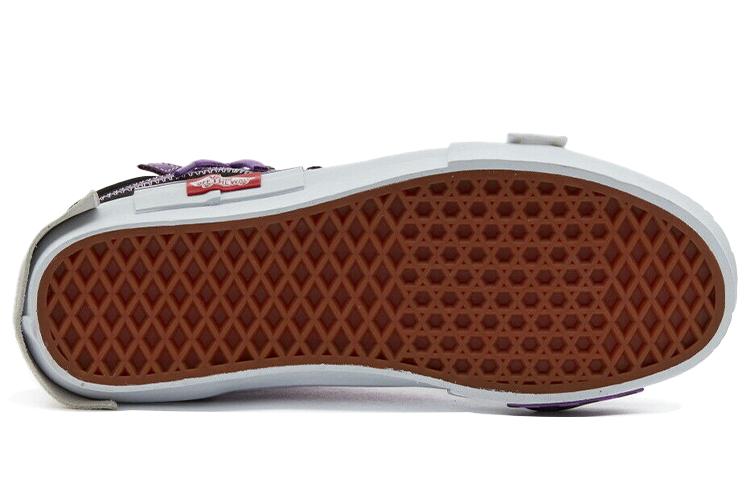 Кроссовки Vans Sk8 Hi Reissue CA черно-амарантово-фиолетовые, 34.5 EU