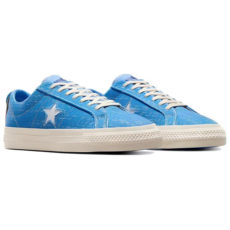 Кеды унисекс Converse One Star Pro Ox синие, 35 EU