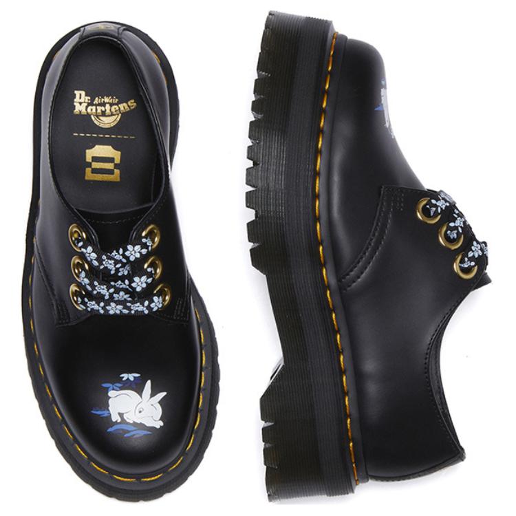 Оксфорды унисекс Dr.Martens 32168001 черные, 36 EU