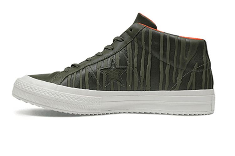 Кеды унисекс Converse One Star Mid Tops зеленые, 36.5 EU