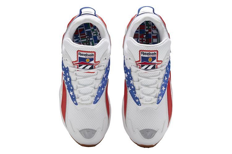 Кроссовки унисекс Reebok Interval 96, radiant red blue, 34.5 EU