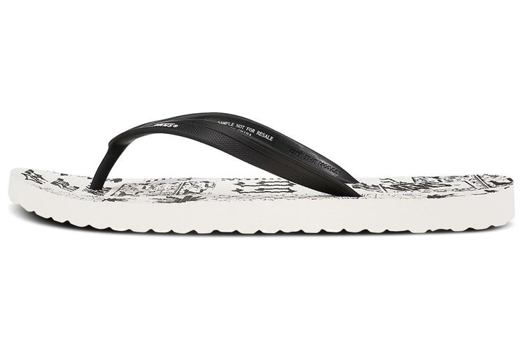 Шлепанцы унисекс Vans Makena Fashion черно-белые