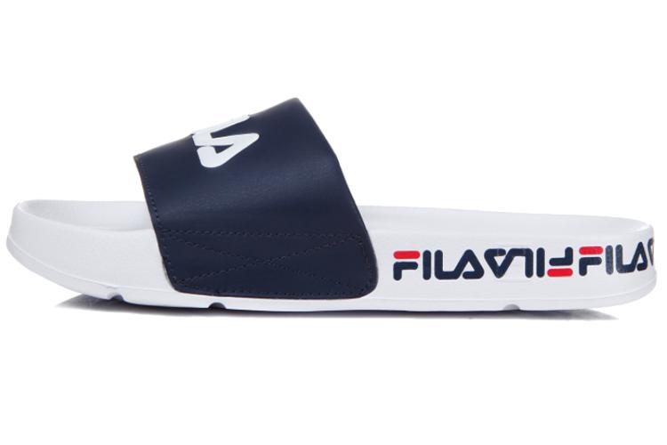 Шлепанцы унисекс FILA 1SM00561_150 синие и белые, 230 EU