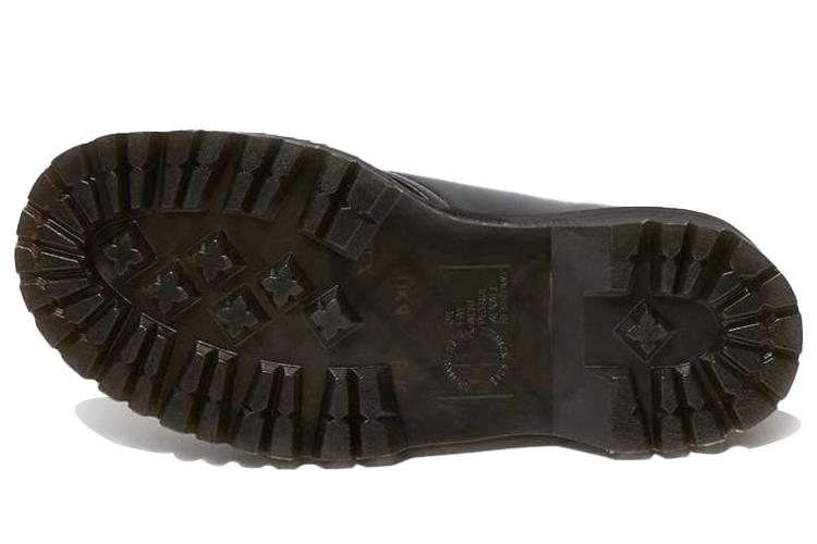 Полуботинки женские Dr. Martens Holly Leather Platform Shoes черные, 42 EU