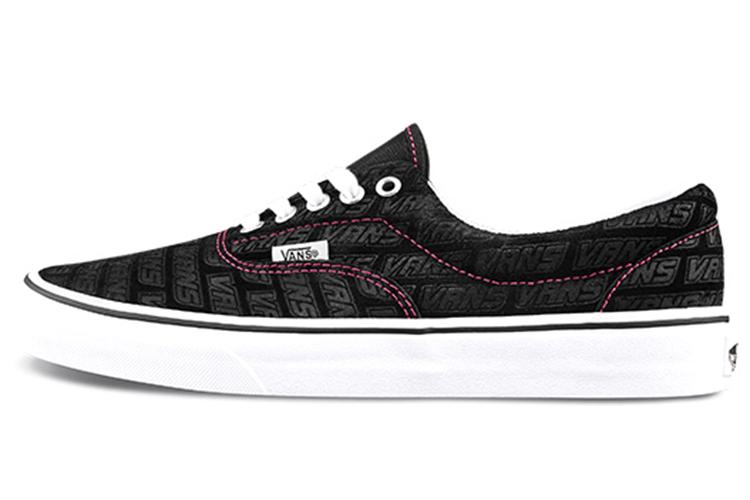Кеды унисекс Vans Era Low Tops Alphabet черные, 36 EU