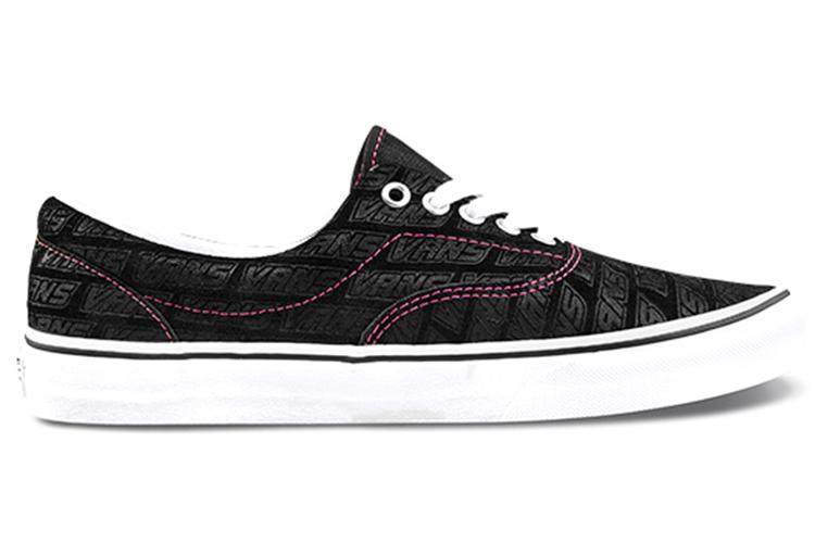 Кеды унисекс Vans Era Low Tops Alphabet черные, 36 EU