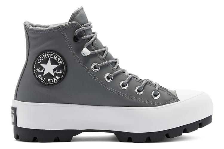 Кеды женские Converse Chuck Taylor All Star Lugged Winter High Gtx limestone grey, 39 EU