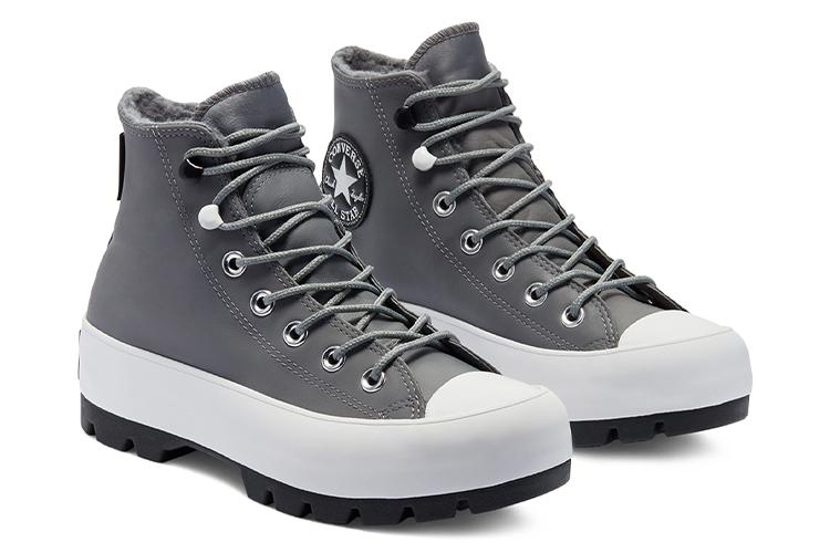 Кеды женские Converse Chuck Taylor All Star Lugged Winter High Gtx limestone grey, 39 EU