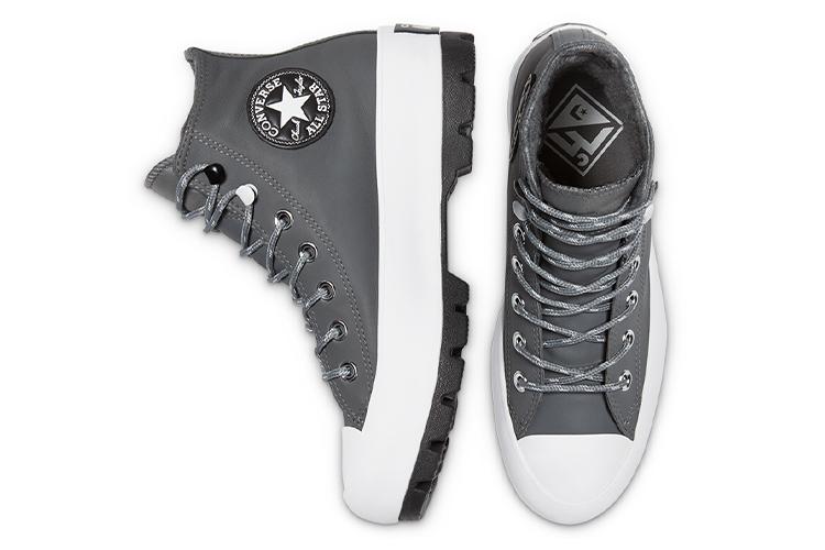 Кеды женские Converse Chuck Taylor All Star Lugged Winter High Gtx limestone grey, 39 EU
