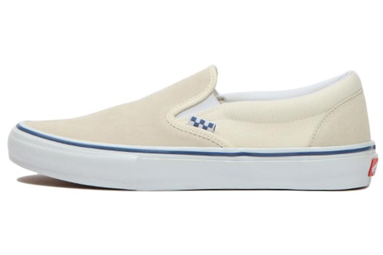 Слипоны унисекс Vans Slip-On Checkerboard off white