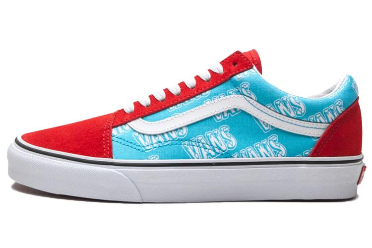 Кроссовки унисекс Vans Old Skool Retro Mart синие-красные, 40.5 EU