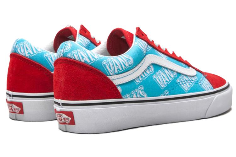 Кроссовки унисекс Vans Old Skool Retro Mart синие-красные, 40.5 EU