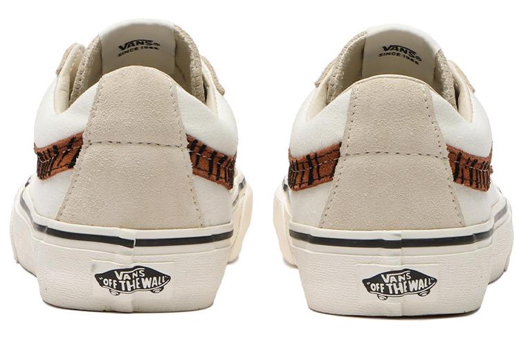 Кеды унисекс Vans SK8 Low Reissue Sf белые, черные, 36 EU