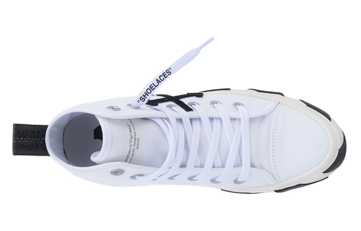 Кеды мужские OFF-WHITE Vulcanized Mid Top off white, 40 EU