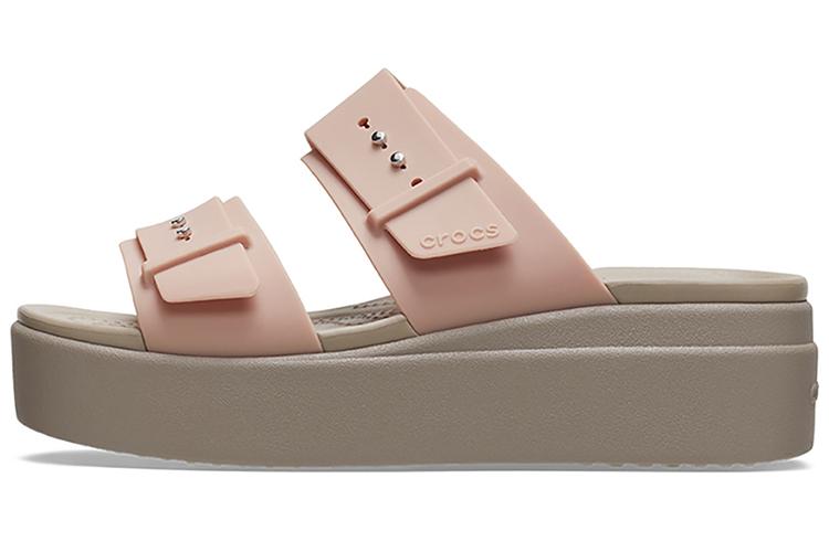 Шлепанцы женские Crocs Brooklyn Sandal pale blush, 37-38 EU