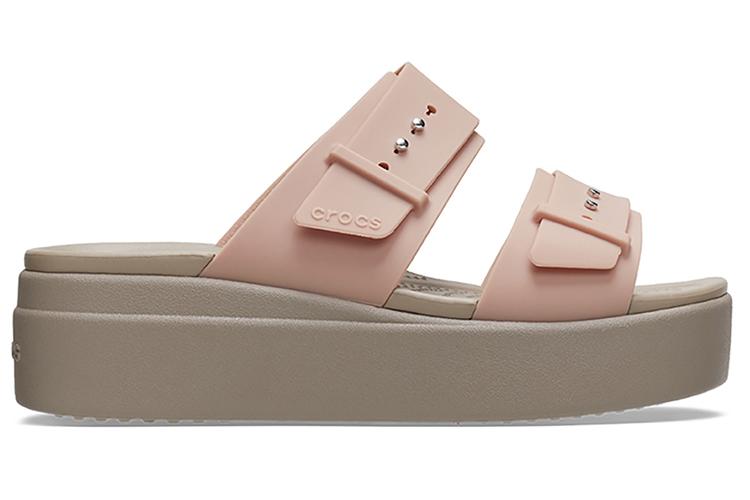 Шлепанцы женские Crocs Brooklyn Sandal pale blush, 37-38 EU