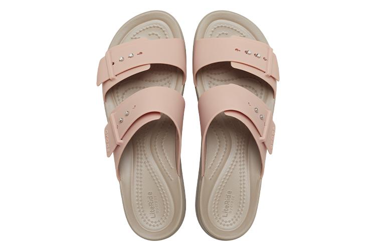 Шлепанцы женские Crocs Brooklyn Sandal pale blush, 37-38 EU