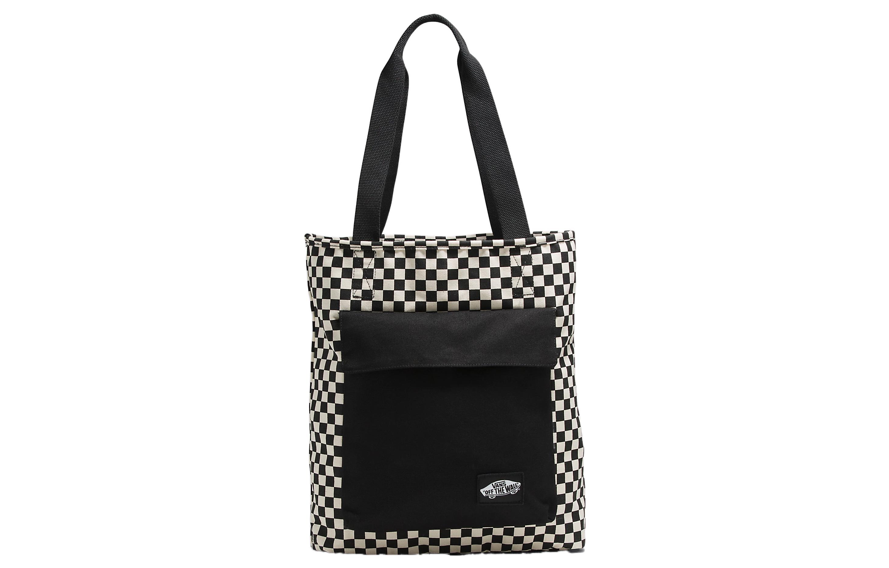 Сумка унисекс Vans VN0A7YT7Y28 черно-белая