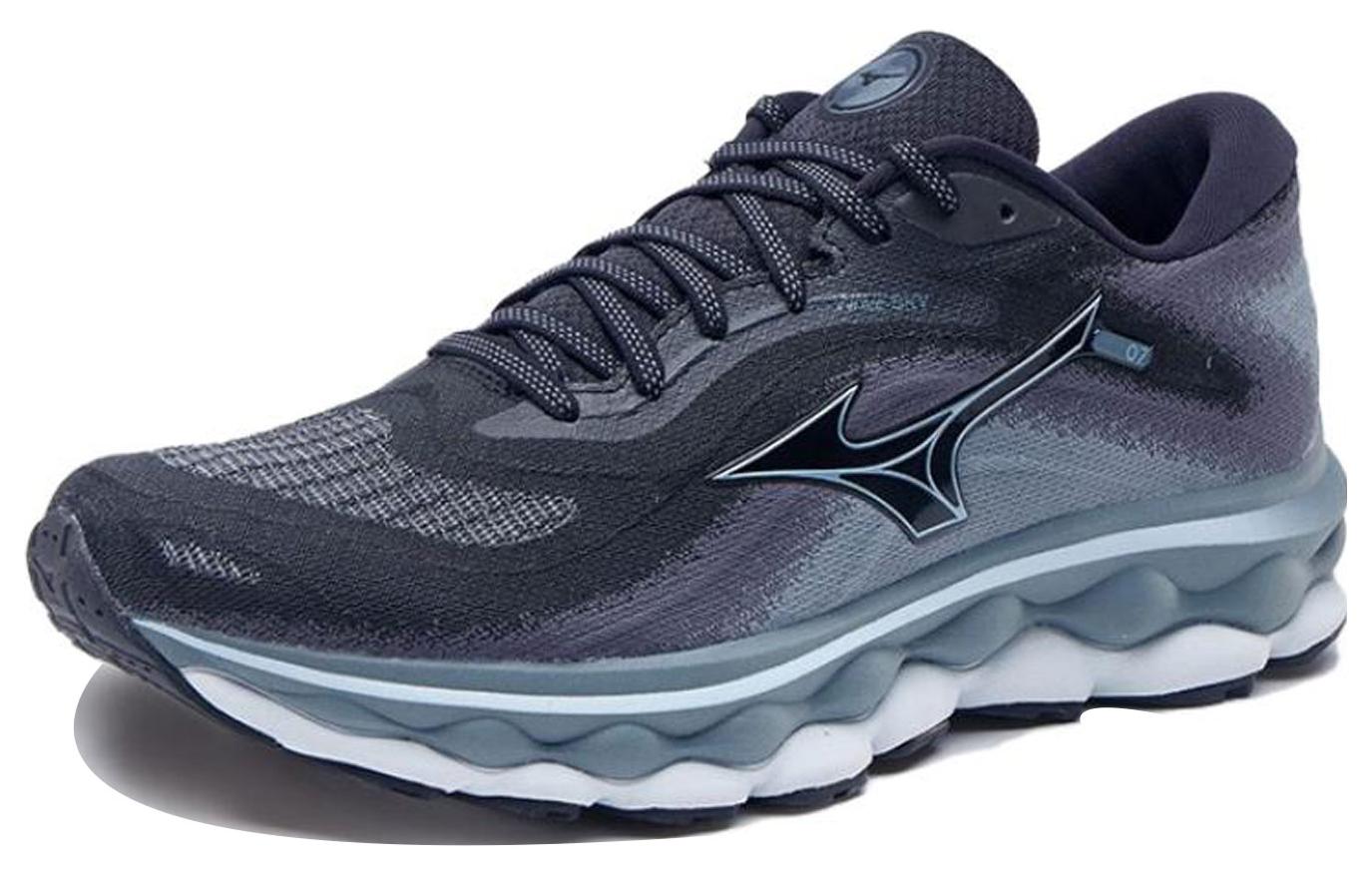 Кроссовки мужские Mizuno Wave Sky 7 черные, 39 EU