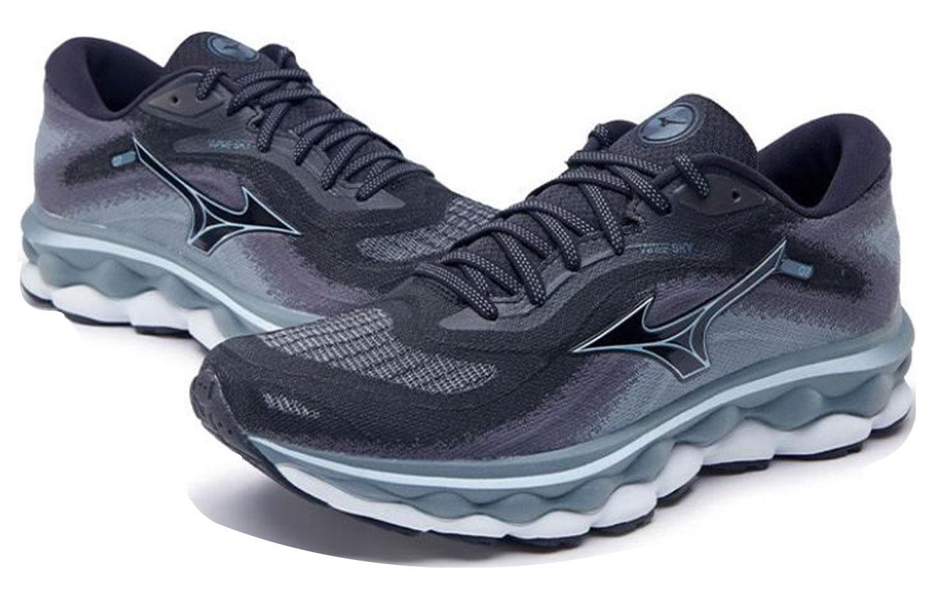 Кроссовки мужские Mizuno Wave Sky 7 черные, 39 EU