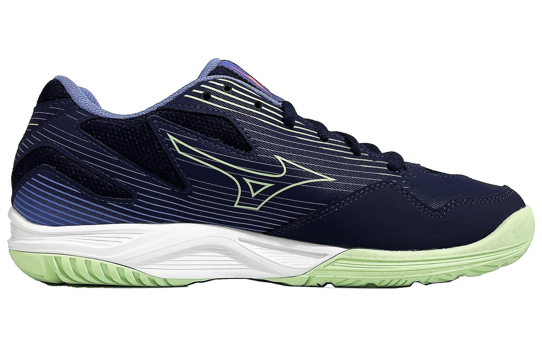 Кроссовки унисекс Mizuno Cyclone Speed 4 синие/зелёные, 44 EU