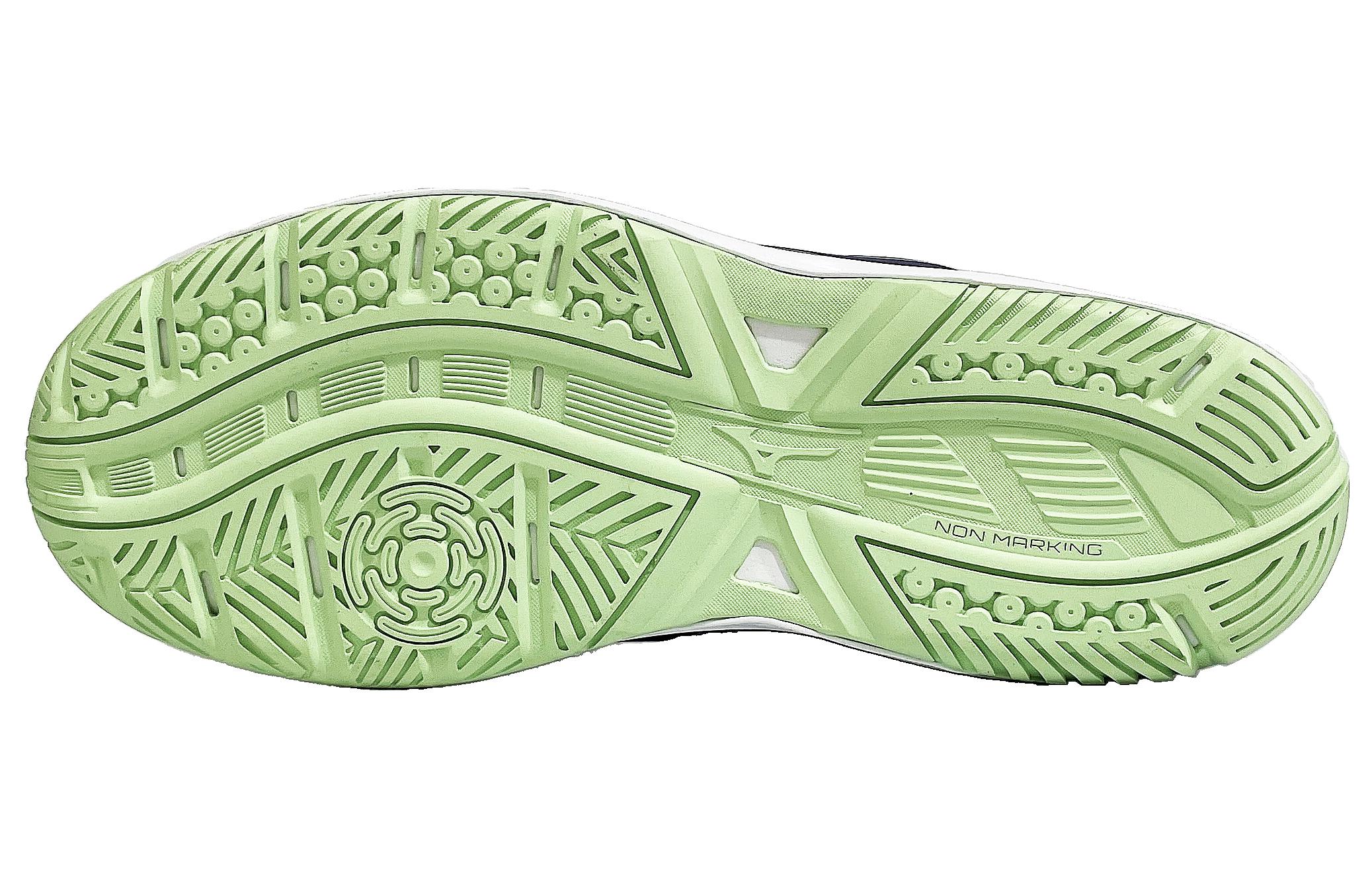 Кроссовки унисекс Mizuno Cyclone Speed 4 синие/зелёные, 44 EU