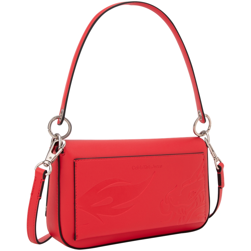 Сумка женская CALVIN KLEIN DH3515-639 томатно-красная, One Size EU